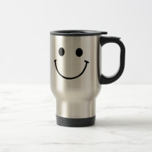 Taza sonriente del viaje de la cara 15 onzas