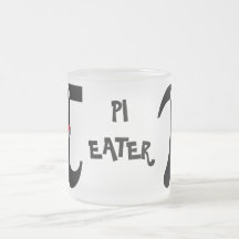 Taza sonriente del vidrio esmerilado del comedor d