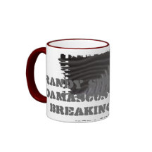 Taza sucia del campanero de la frontera
