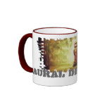 Taza sucia del campanero de la frontera