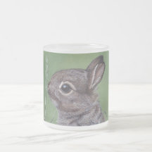 Taza tan linda del conejito del conejo