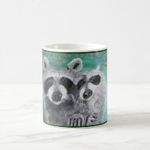 Taza/taza - mapaches - amor del bandido
