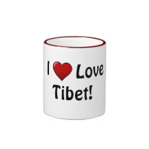 Taza tibetana del amor de la vida