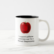 Taza traviesa del apego del cafeína de Stepmommy