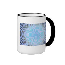 Taza única del diseño del remolino