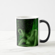 taza verde hungover de la hada/del ajenjo