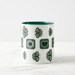 taza verde oscuro del regalo de la fiesta de bienv