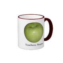Taza verde personalizada de los profesores de Appl