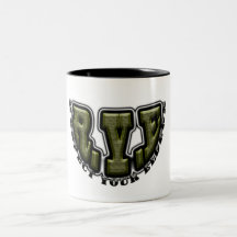 TAZA WHITE/BLACK/GOLD DE R.Y.E