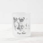 Tazas blancos y negros del ejemplo de los barros a