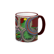Tazas de café del día de fiesta
