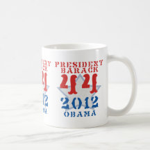 Tazas del 2012:44 de Obama