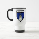 Tazas del mapa y del escudo de Monaghan del condad