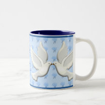 Tazas del personalizado de la paloma