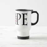 Tazas del viaje de la esperanza de Obama