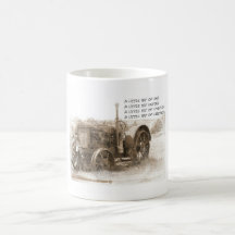 Tazas del vintage del tractor