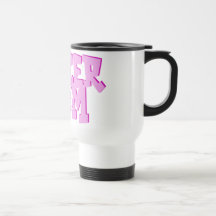 Tazas rosadas de la mamá del fútbol