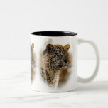Tazas y tazas del safari del leopardo