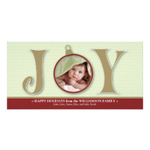{TBA} Familia de encargo Photocard de la alegría d Tarjeta Personal Con Foto