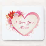 Te amo 5 Mousepad Alfombrilla De Raton