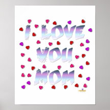 Te amo caramelo de la mamá posters