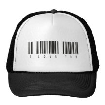 Te amo (gorra de la clave de barras)