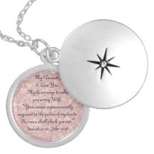 Te amo - Locket del boda Pendientes