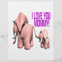 Te amo mamá tarjeta publicitaria