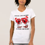 Te amo más navidad camisetas