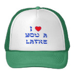 Te amo un Latke Gorros