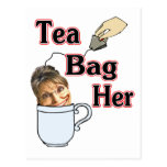 té bolso-ella tarjeta postal