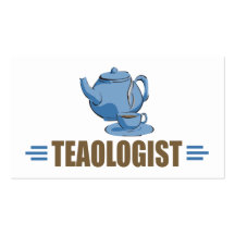 Té chistoso tarjeta personal