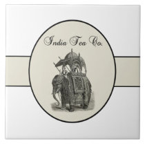 Té Co de la India azulejos