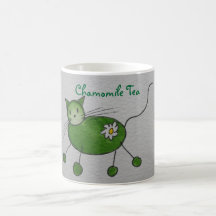 Té de manzanilla taza de café
