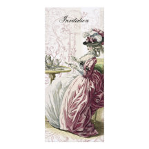 Té de tarde en el lino invitación