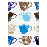 Té de tarde fresco tarjeta