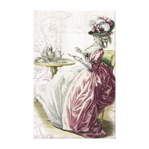 ¡Té de tarde! Impresión En Lona Estirada