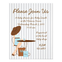 Té del bebé invitaciones