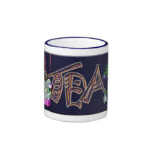 Té del día de fiesta tazas de café