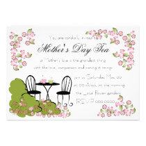 Té en el jardín invitaciones