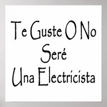 Te Guste O ningún Una seco Electricista Impresiones