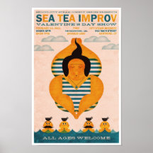 Té Improv - 2.14.2011 del mar Poster