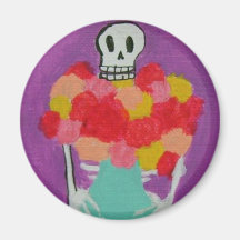 Te Traje Flores Iman De Frigorífico