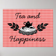 Té y felicidad impresiones