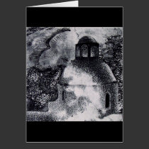 Teatro B&W de la nube tarjetas