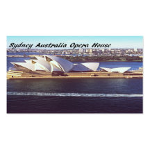 Teatro de la ópera de Australia Tarjeta De Visita