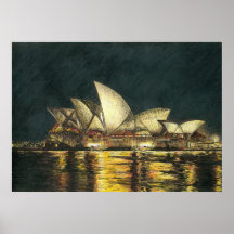Teatro de la ópera de Sydney Poster