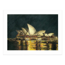Teatro de la ópera de Sydney Tarjetas Postales