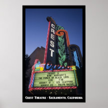 Teatro del escudo, poster de Sacramento 11x17