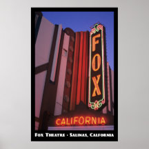 Teatro del Fox, poster de las salinas 11x17